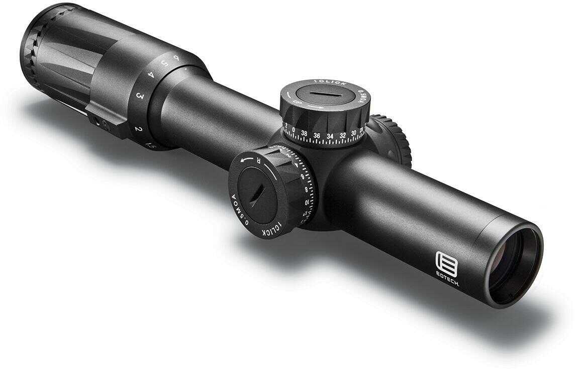 Eotech Vdu16FFSR1G Vudu FFP Black Hardcoat Anodized 1-6X 24mm 30mm Tube Illuminated Green SR1-MRAD Reticle Features Thro