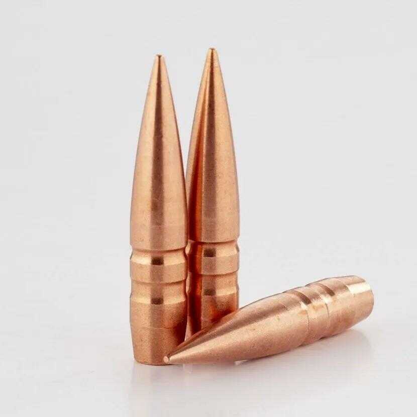 Lehigh Defense .264 Cal 121 Grain Match Solid Lead-Free Target Rifle Bullets 50 Rounds