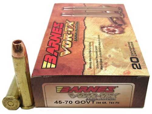 45-70 Government 300 Grain Hollow Point 20 Rounds Barnes Ammunition