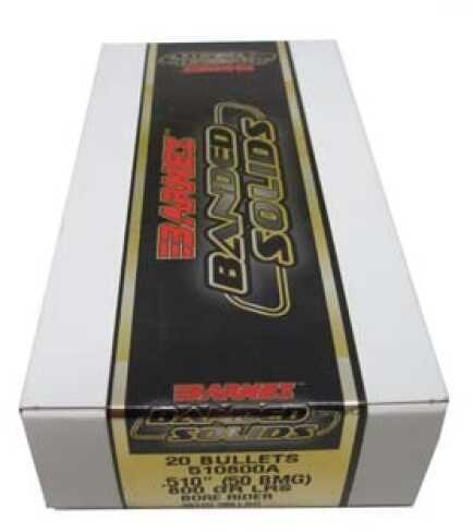 Barnes 50 BMG .510 Diameter 800 Grain LRS Bore Rider BT 20 Count