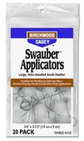 Birchwood Casey Swauber Applicators 20Pk Md: 41110