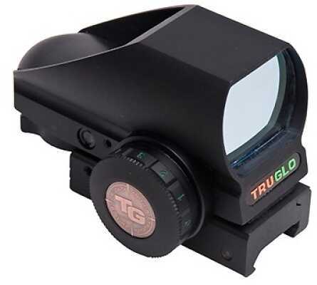 Truglo TG8380BN Tru-Brite 1x 34mm Illuminated 4 Pattern Red/Green CR2032 Lithium Black Matte