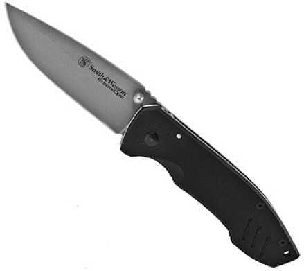 Smith & Wesson Knives CKG10 Extreme Ops Folder 400 Stainless Drop Point Blade Al