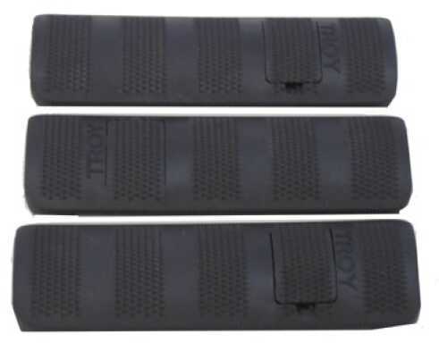 Troy Battle Rail Covers 4.4" Black 3-Pk