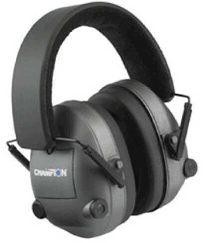 Champion Black Adjustable Electronic Earmuffs Md: 40974