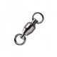 American Fishing Wire Ball Bearing Swivels #2 65Lbs Test 5-Pack, Black Md: FWBB02BA