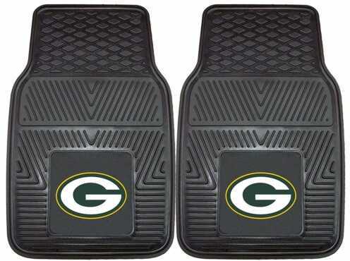 FanMats 2 Piece Vinyl Car Mat Set Nfl - Green Bay Packers