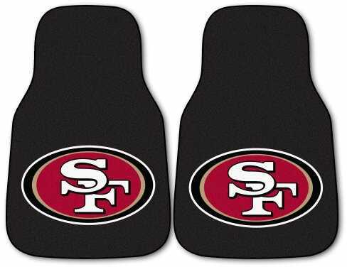 FanMats 2 Piece Carpet Car Mat Set Nfl - San Francisco 49ers