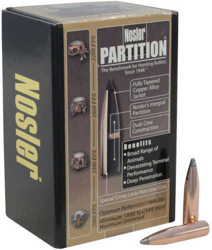 Nosler Partition Bullets 6.5mm .264 140 gr. Spitzer Point 50