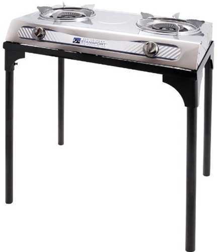 Stansport Stainless Steel 2 Burner Stove with Stand