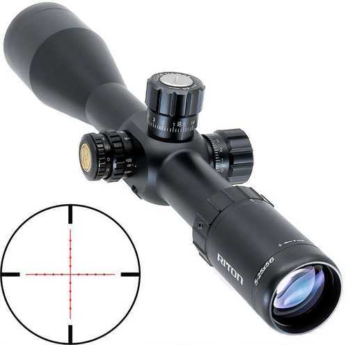 Riton Optics 52406 RT-S Mod 7 5-25x 56mm Obj 22.50-4.50 ft @ 100 yds FOV 34mm Tube Black Matte Finish Illuminated Mil-Do
