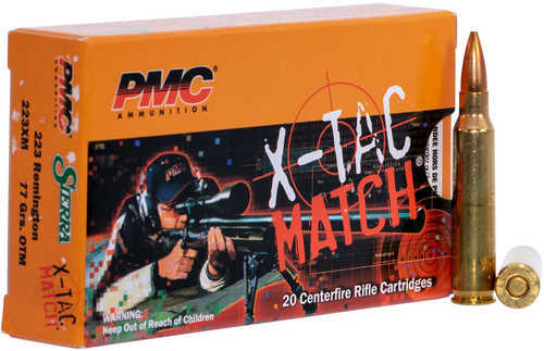 223 Rem 77 Grain Full Metal Jacket 20 Rounds PMC Ammunition 223 Remington