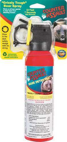 Counter Assault 15067204 Bear Spray Capsaicin 32 ft-7 Seconds Range 8.10 Oz 1 Can