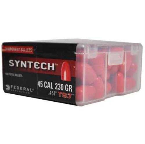 Federal AE45SJCB1 Syntech Component 45 Caliber .451 230 Gr Total Jacket Flat Nose 100 Box
