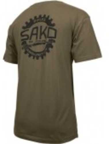 Sako T-Shirt W/Old SKOOL Logo 2X-Large Army Green