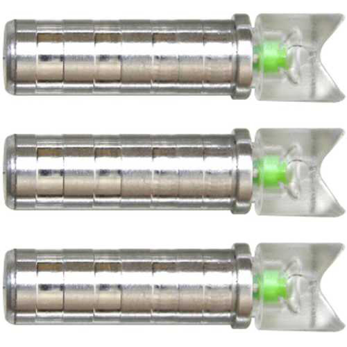 Nufletch Ignitor Nocks Green .285 X Bolt 3 Pk. Moon Model: Ignt-285-grn/3pk