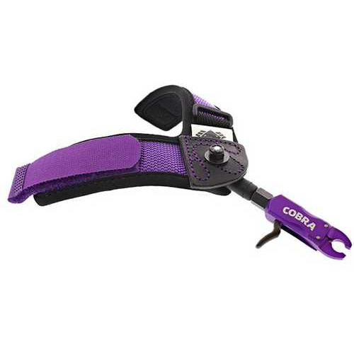 Cobra Archery Release Bravo Jr Dual Jaw Loop Lock Grape