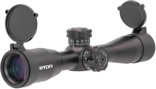 RITON Optics 52316 Rt-S Mod 1 4X 32mm Obj 60 ft @ 100 yds FOV 1" Tube Black Matte Finish Duplex