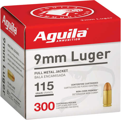9mm Luger 115Gr Full Metal Jacket 300/Box