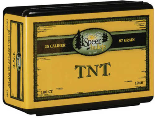 Speer 25 Caliber .257 Diameter 87 Grain TNT Hollow Point 100 Count