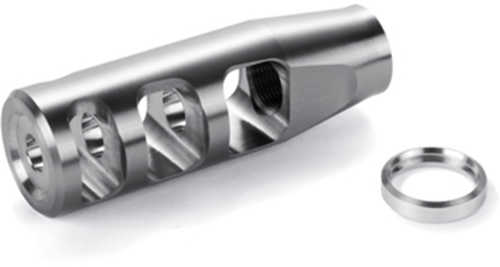 JP Enterprises 3-Port Compensator 1/2-28 TPI .750 OD .281 Exit Polished Stainless Silver