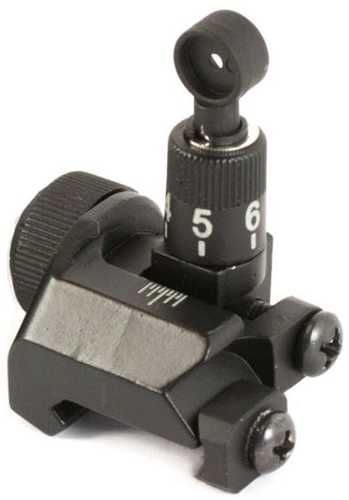 JE Flip-Up Rear Steel Sight Black