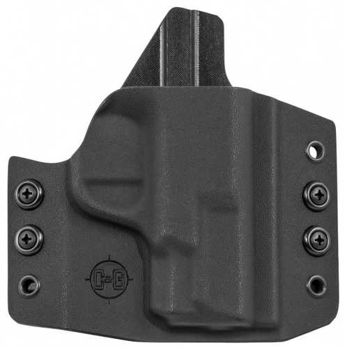 C&G HOLSTERS 067100 Covert OWB S&W M&P Shield 9/40 Kydex Black