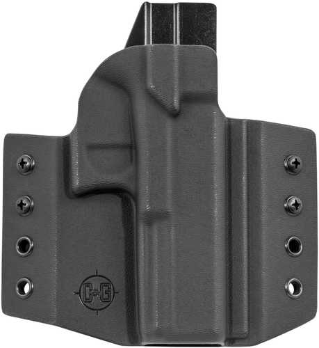 C&G Holsters 001100 Covert OWB Fits Glock G19/G23 Kydex Black