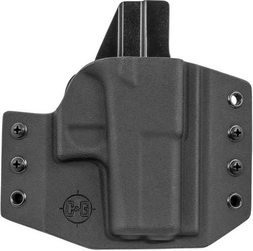 C&G Holsters 006100 Covert OWB Fits Glock G43 Kydex Black