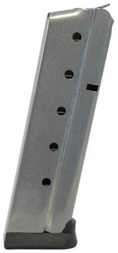 Metalform 1911 Government/Commander Full Size Magazine 9mm Luger 10 Rounds Removable Base Stainless Steel
