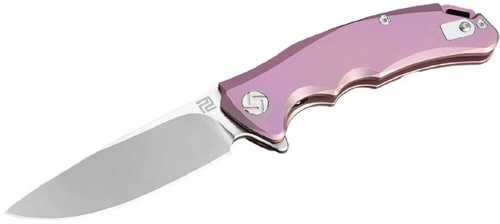 Artisan Tradition Folder 3.27 in Rose Titanium Handle Plain