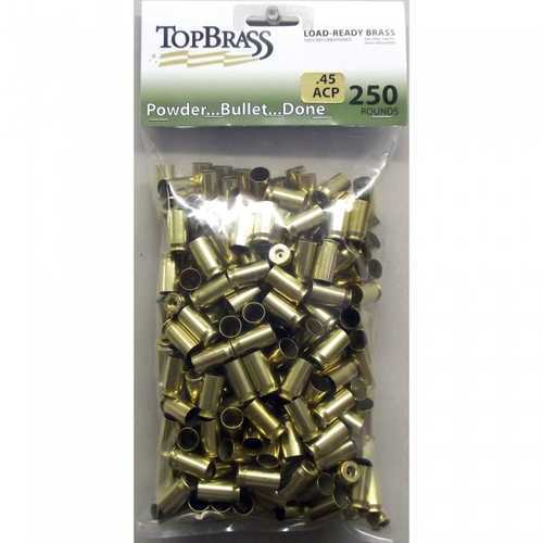 Top Brass LLC 7B045ACPCY-250 Premium Reconditioned Unprimed 45 ACP 250