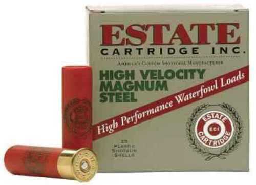 12 Gauge 3" Steel #4  1-1/8 oz 25 Rounds Estate Shotgun Ammunition