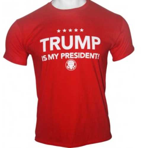 Gi Men's T-shirt Trump Is My President Medium Red