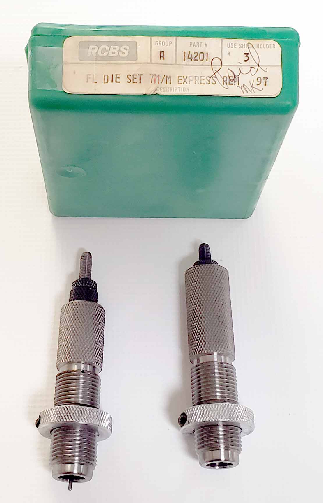 RCBS 7mm Remingtion Express 2 Dies Set Used