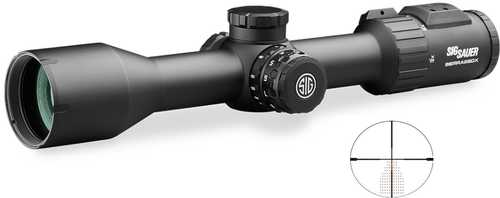 Sig Sauer Electro-Optics SOSBDX631 Sierra 6 BDX Black Anodized 3-18x44mm 44mm Tube Illuminated BDX-R2 Reticle