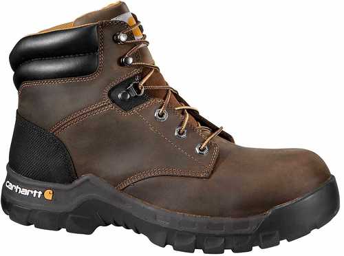Carhartt Footwear Rugged Flex Mens 6" Composite Toe Work Boot Brown Size 10 W