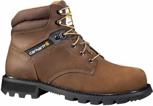 Carhartt Footwear Mens 6 In. Steel Toe Work Boot Brown Size 9m