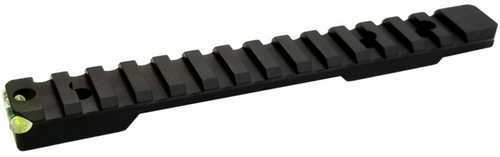 Talley PSM700ACI 1913 Picatinny Rail Rem 700 (6-48) Rifle Short Action Black Aluminum