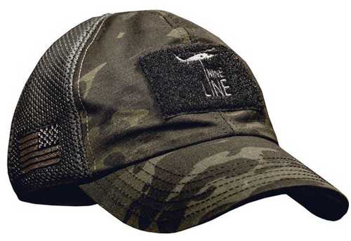 Nine Line Dark American Made Mesh Back Hat With DropLine