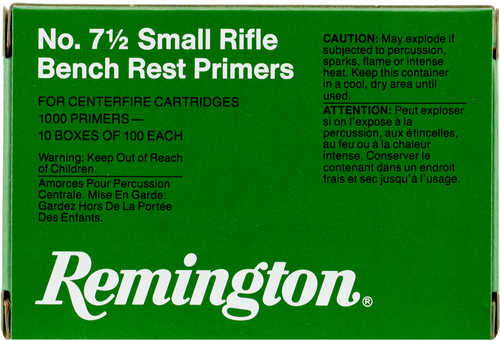 Remington Primers 7-1/2 Small Rifle Bench Rest 1000