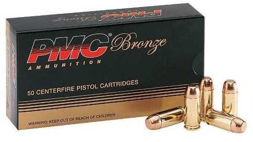 40 S&W 180 Grain Full Metal Jacket 50 Rounds PMC Ammunition