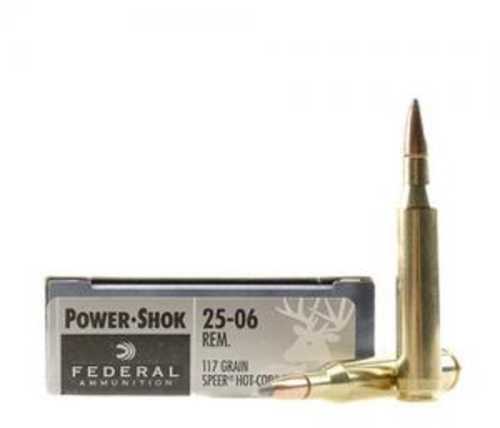 25-06 Rem 117 Grain Soft Point 20 Rounds Federal Ammunition Remington