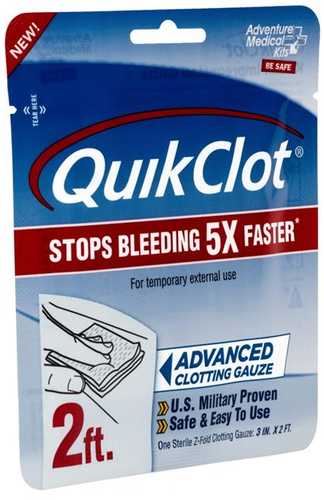 Adventure Medical Kits QuikClot Gauze 3 inch x 2 foot