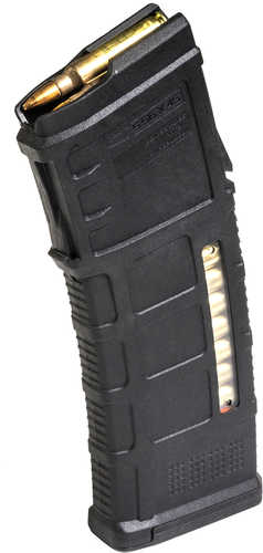 Magpul Mag575-Black PMAG AUS Gen M3 Window Steyr Aug/F88/F90 5.56X45mm Nato 30 Rd Round Polymer Black