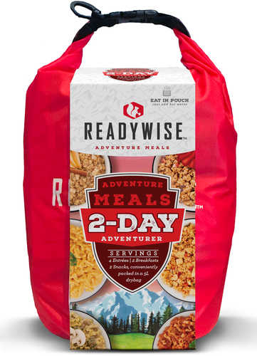 Wise Foods Outdoor Kit 2 Day Adventure Pack W/Dry Bag 4 Entrees Breakfasts And Snacks 8 Per Se