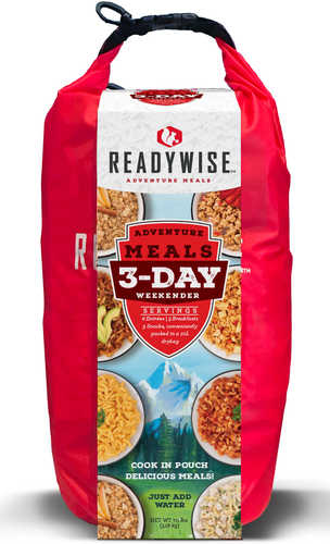 Wise Foods Outdoor Kit 3 Day Weekender Pack With Dry Bag 6 Entrees