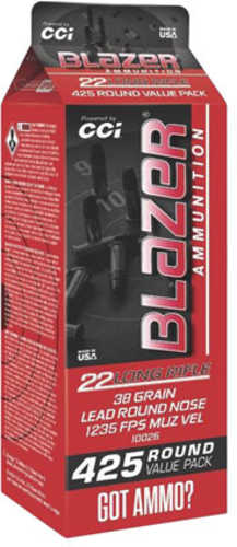 22 Long Rifle 38 Grain Lead 425 Rounds CCI Ammunition