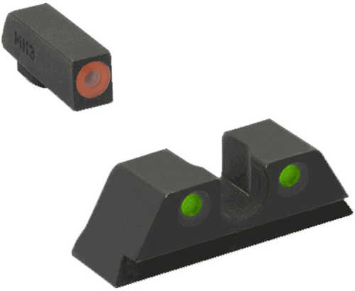 Meprolight Hyper Bright Night Sights For H&K HK45/45C/VP9 Tritium Green/Green