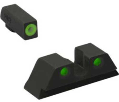 Meprolight Hyper-Bright Fixed Tritium Sights Green/Green Fits Taurus G3C 0465003111